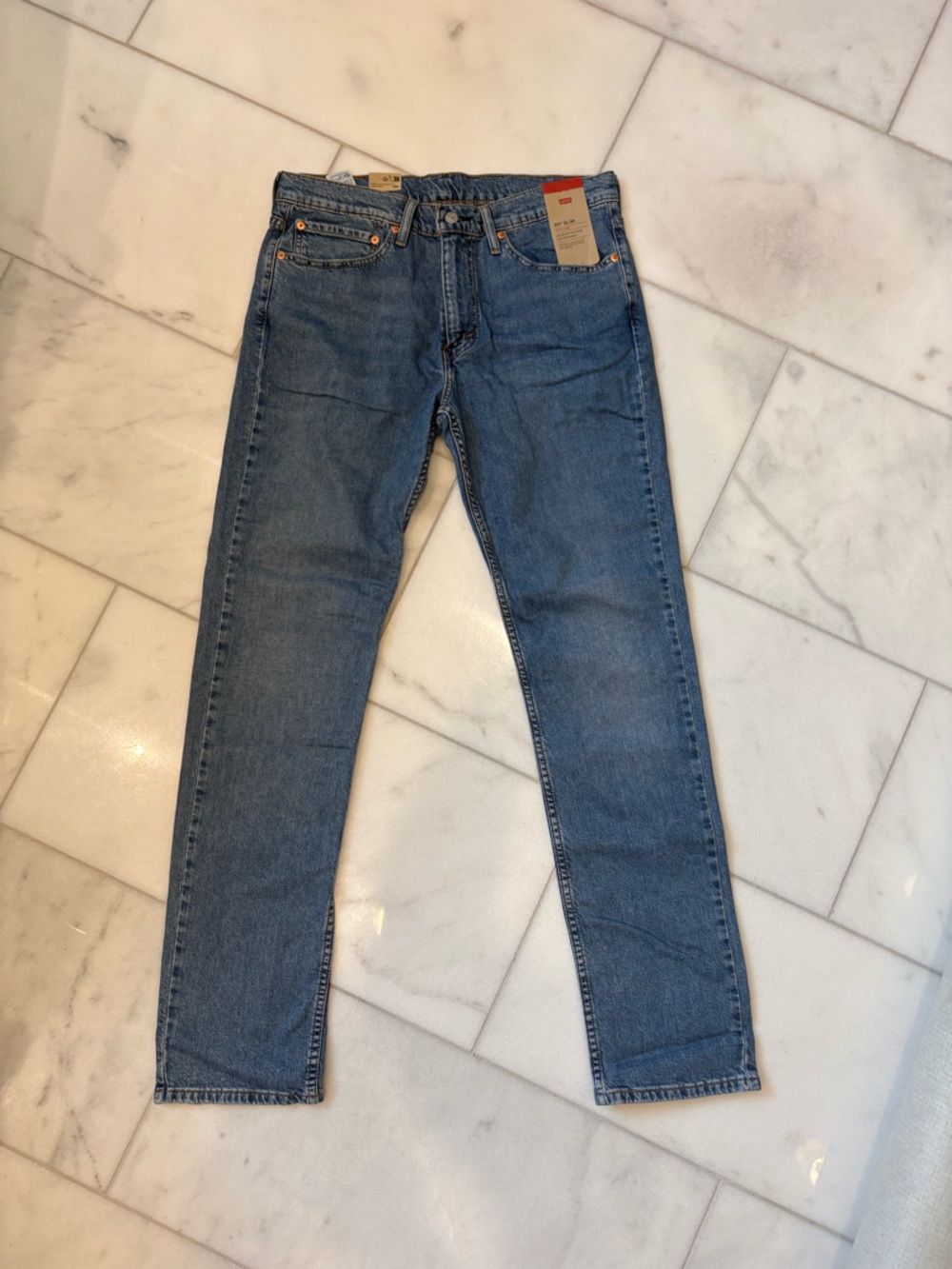 Levi's Blue Straight-Leg Jeans